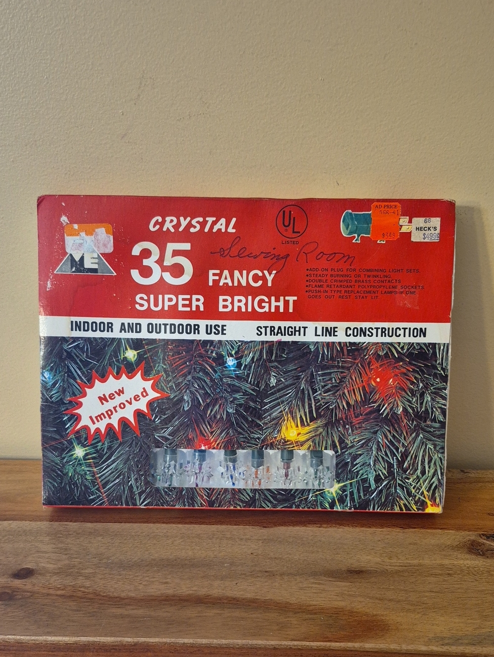 NEW Vintage Crystal 35 Fancy Super Bright String Lights - Multi Color
